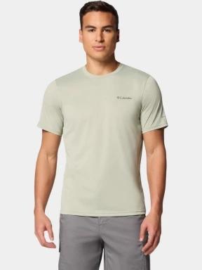 tricou pentru sport, cu maneci scurte pt. barbati Columbia Columbia Hike Crew verde deschis 1