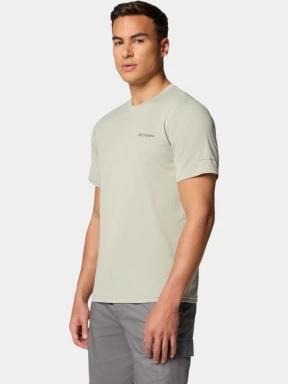 tricou pentru sport, cu maneci scurte pt. barbati Columbia Columbia Hike Crew verde deschis 3