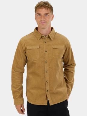 camasa cu maneci lungi pt. barbati Fundango Oregon Corduroy Shirt galben 1