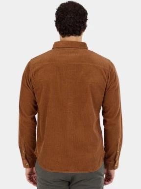 camasa cu maneci lungi pt. barbati Fundango Oregon Corduroy Shirt maro 3