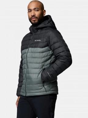 geaca matlasata de tranzitie pt. barbati Columbia Powder Lite II Hooded Jacket verde 3