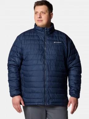 geaca matlasata de tranzitie pt. barbati Columbia Powder Lite II Jacket albastru inchis 1