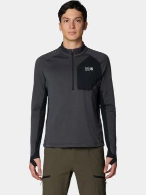 pulover pt. barbati Mountain Hardwear Up First™ Tech Fleece Quarter Zip gri 1