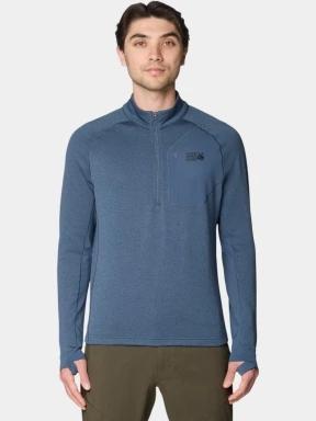 pulover pt. barbati Mountain Hardwear Up First™ Tech Fleece Quarter Zip albastru 1