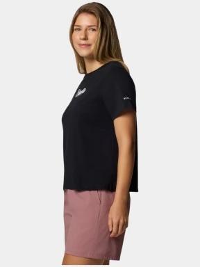 tricou cu maneci scurte pt. femei Columbia Rolling Bend Graphic Short Sleeve Shirt negru 3