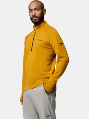pulover polar pt. barbati Columbia DriVenture Half Zip portocaliu 3