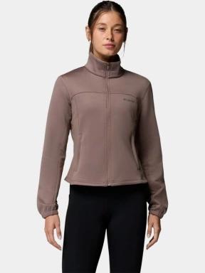 pulover polar pt. femei Columbia Sloan Crest Spacer Fleece Full Zip gri 1