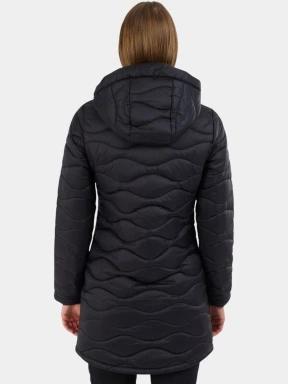 geaca matlasata de tranzitie pt. femei Fundango Nordwave Long Jacket negru 3