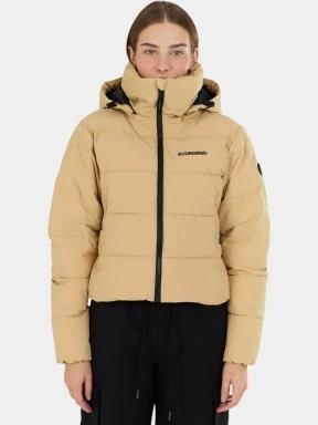 geaca matlasata de tranzitie pt. femei Fundango Amber Cropped Jacket galben 1