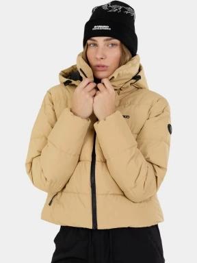 geaca matlasata de tranzitie pt. femei Fundango Amber Cropped Jacket galben 3