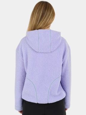 pulover cu gluga pt. femei Fundango Juniper Pile Jacket violet 3
