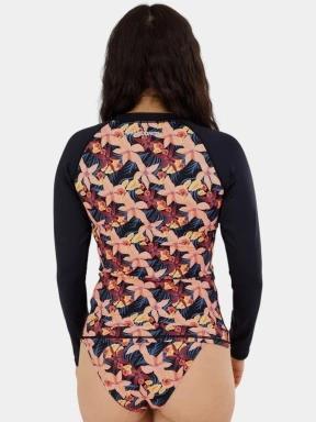 lycra cu maneci lungi pt. femei Fundango Joyce Long Sleeve Rashguard roz 3