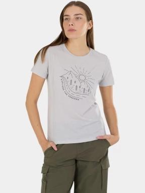 top lenjerie de corp pt. femei Fundango Reinga Merino T-shirt gri 1