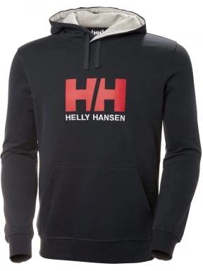 pulover cu gluga pt. barbati Helly Hansen Hh Logo Hoodie albastru inchis 1