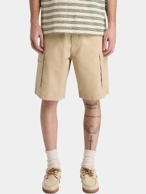 pantaloni scurti cu buzunare laterale pt. barbati Timberland Poplin Cargo Short nisip 1