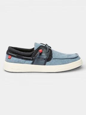 pantofi slip-on pt. barbati TBS Geoboat albastru deschis 1