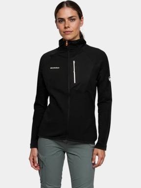 pulover polar pt. femei Mammut Aenergy Light ML Hooded Jacket negru 1