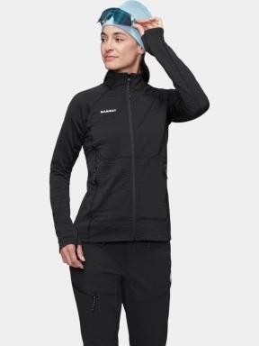 pulover polar pt. femei Mammut Taiss ML Jacket negru 1