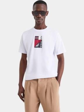 tricou cu maneci scurte pt. barbati Nautica Tigris T-Shirt alb 1