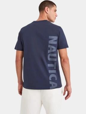 tricou cu maneci scurte pt. barbati Nautica Indus T-Shirt albastru inchis 3