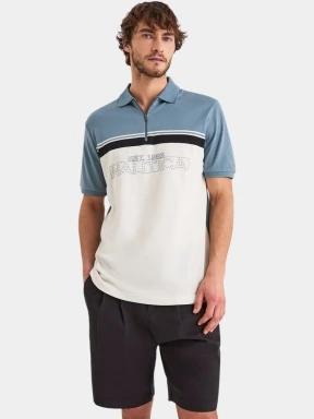 tricou cu guler pt. barbati Nautica Cavalla Polo Shirt albastru 1