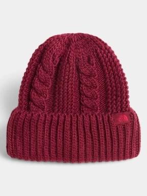caciula tricotata pt. femei The North Face W Oh Mega Beanie bordo 3