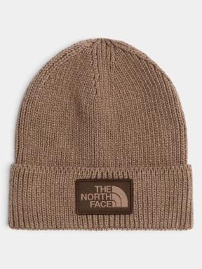 caciula tricotata The North Face Tnf Logo Box Cuffed Beanie maro 1