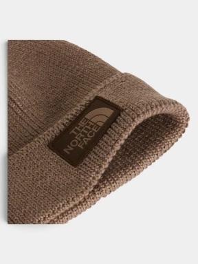 caciula tricotata The North Face Tnf Logo Box Cuffed Beanie maro 3