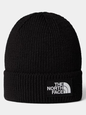 caciula tricotata The North Face Tnf Logo Box Cuffed Beanie negru 1