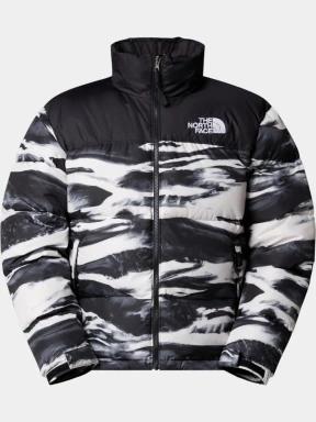 jacheta de puf pt. barbati The North Face M 1996 Retro Nuptse Jacket -Print negru 1