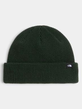 caciula tricotata The North Face Tnf Fisherman Beanie verde inchis 1