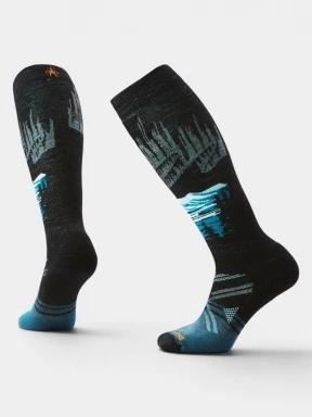 ciorapi de schi pt. femei Smartwool Women's Ski Full Cushion Alpine Auroras OTC Socks negru 1