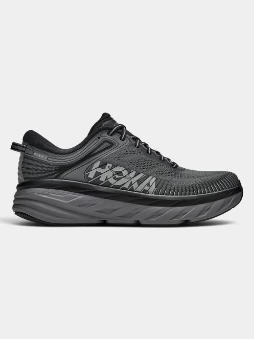 pantofi pentru alergat pe asfalt pt. barbati Hoka Bondi 7 negru 3