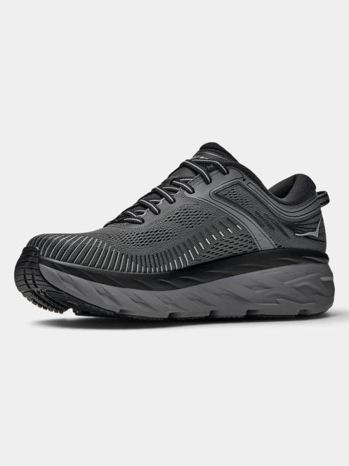 pantofi pentru alergat pe asfalt pt. barbati Hoka Bondi 7 negru 5