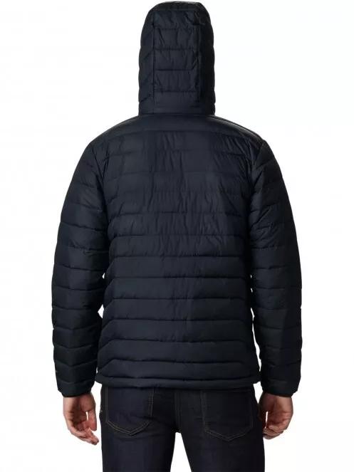 jacheta de primavara pt. barbati Columbia Powder Lite Hooded Jacket negru 3