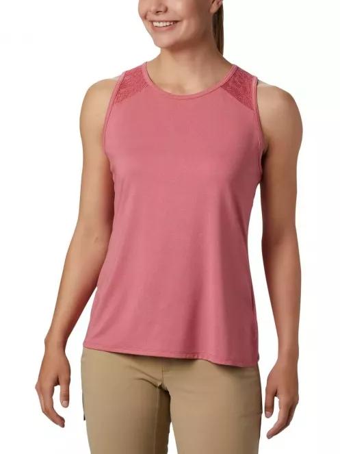 tricou de sport fara maneci pt. femei Columbia Peak To Point II Tank roz 2