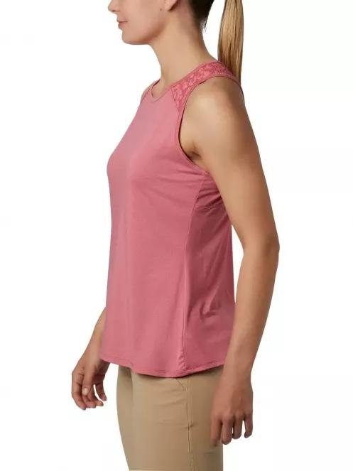 tricou de sport fara maneci pt. femei Columbia Peak To Point II Tank roz 4