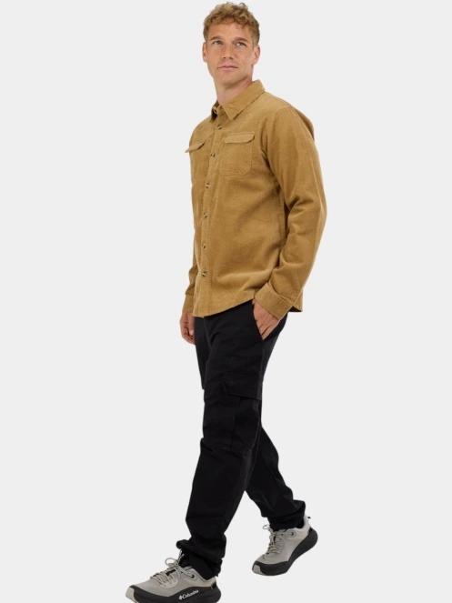 camasa cu maneci lungi pt. barbati Fundango Oregon Corduroy Shirt galben 4