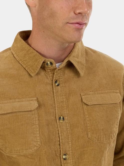 camasa cu maneci lungi pt. barbati Fundango Oregon Corduroy Shirt galben 6