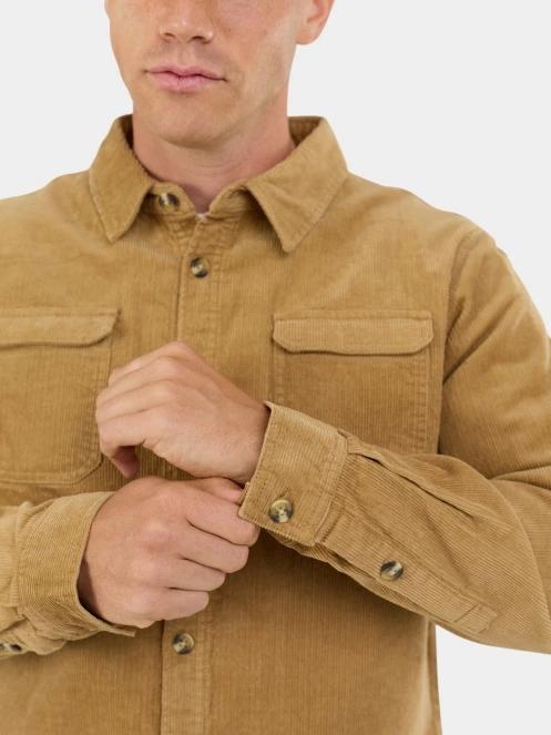 camasa cu maneci lungi pt. barbati Fundango Oregon Corduroy Shirt galben 7