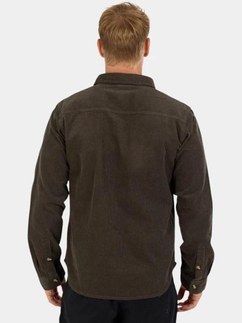 camasa cu maneci lungi pt. barbati Fundango Oregon Corduroy Shirt verde 3