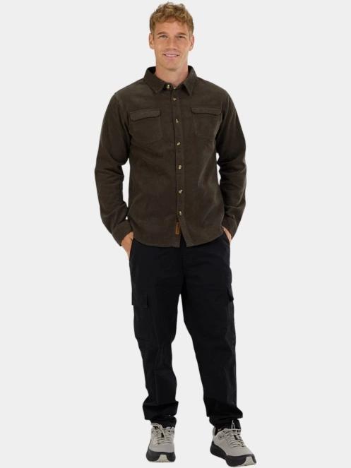 camasa cu maneci lungi pt. barbati Fundango Oregon Corduroy Shirt verde 4