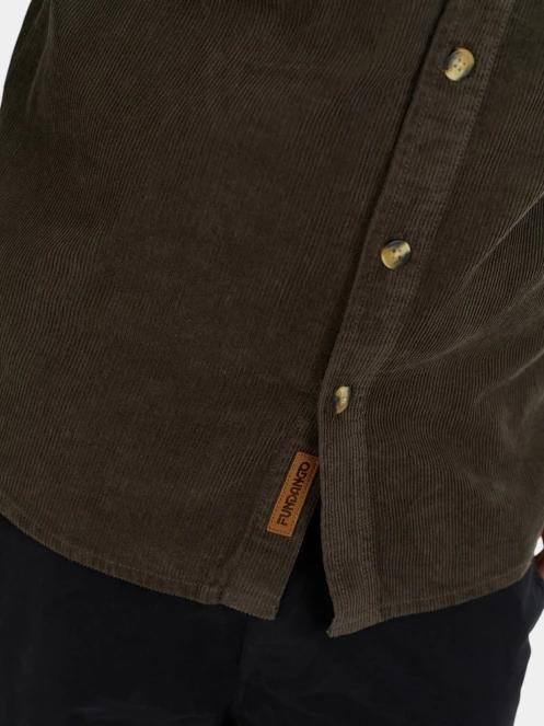 camasa cu maneci lungi pt. barbati Fundango Oregon Corduroy Shirt verde 5