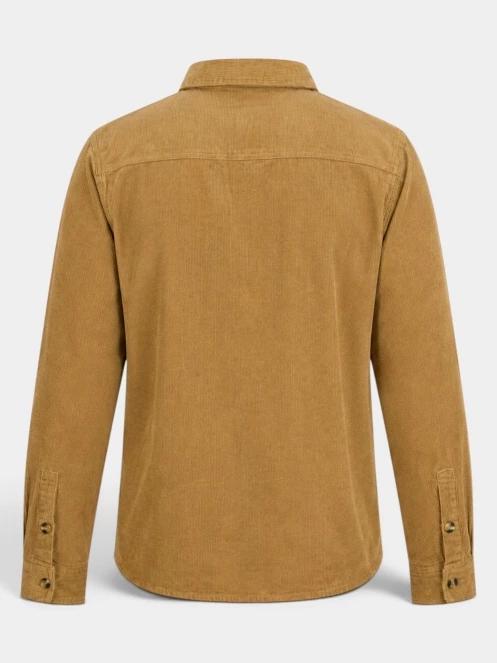 camasa cu maneci lungi pt. barbati Fundango Oregon Corduroy Shirt maro 11