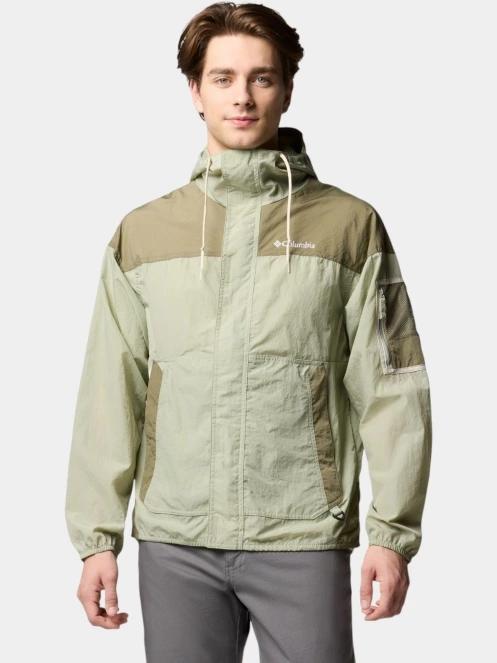 geaca de vant pt. barbati Columbia Challenger II Windbreaker verde deschis 2