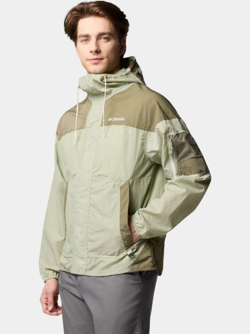 geaca de vant pt. barbati Columbia Challenger II Windbreaker verde deschis 3