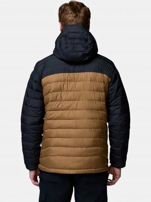 geaca matlasata de tranzitie pt. barbati Columbia Powder Lite II Hooded Jacket oliv 4