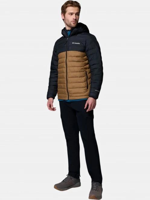 geaca matlasata de tranzitie pt. barbati Columbia Powder Lite II Hooded Jacket oliv 5