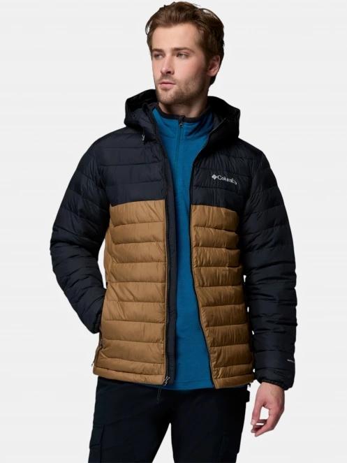 geaca matlasata de tranzitie pt. barbati Columbia Powder Lite II Hooded Jacket oliv 6