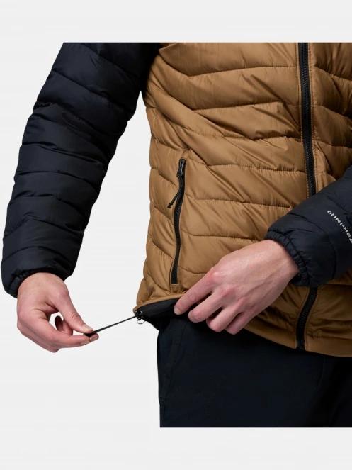 geaca matlasata de tranzitie pt. barbati Columbia Powder Lite II Hooded Jacket oliv 9